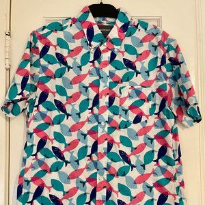 Bonobos Men's Button Down Short-sleeve Shirt - Size Large - Slim Fit